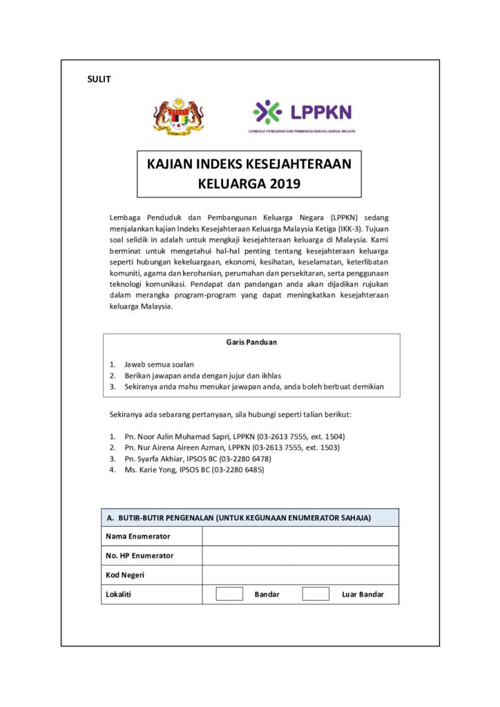 Family Well-Being Index 2019