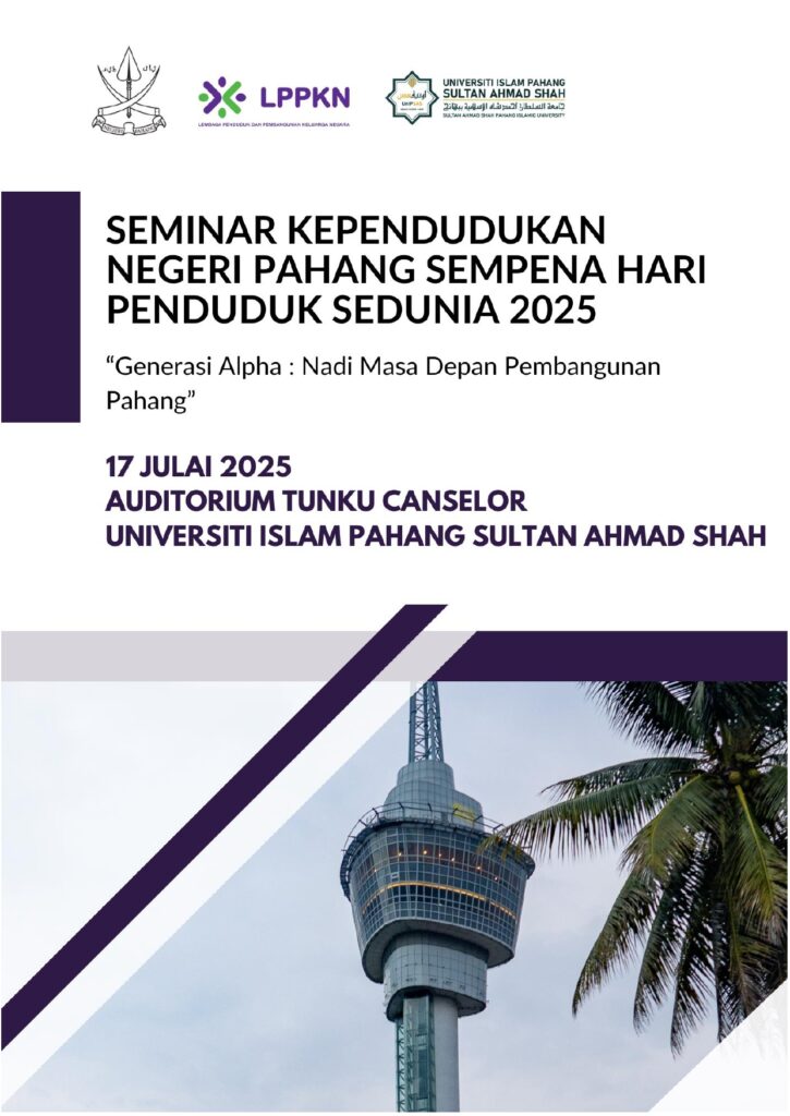 laporan seminar kependudukan negeri pahang sempena sambutan hari penduduk sedunia tahun 2025 page depan page 0001